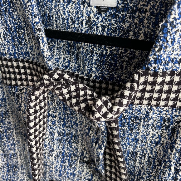 Cabi Womens Medium Reina Collection Club Jacket Blazer Ponte Knit 5294 Black Chk - Picture 3 of 6